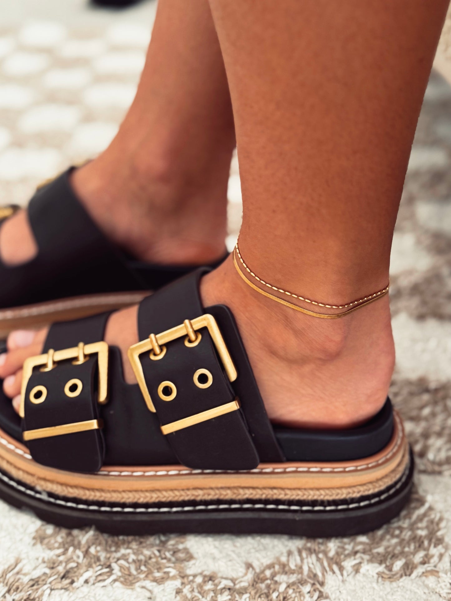 Double Trouble Anklet