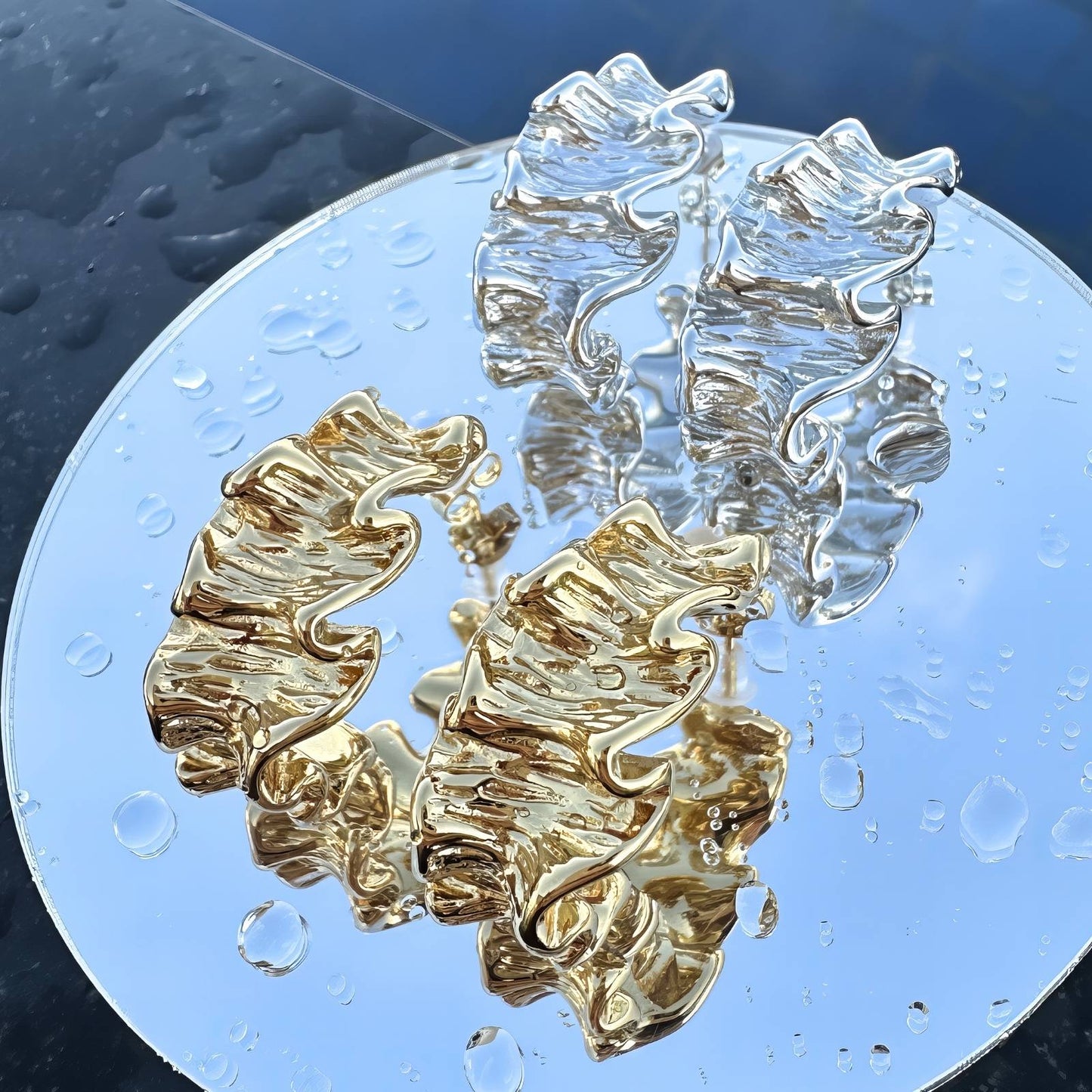 Wave Soul Earrings | Sculptural Statement Design