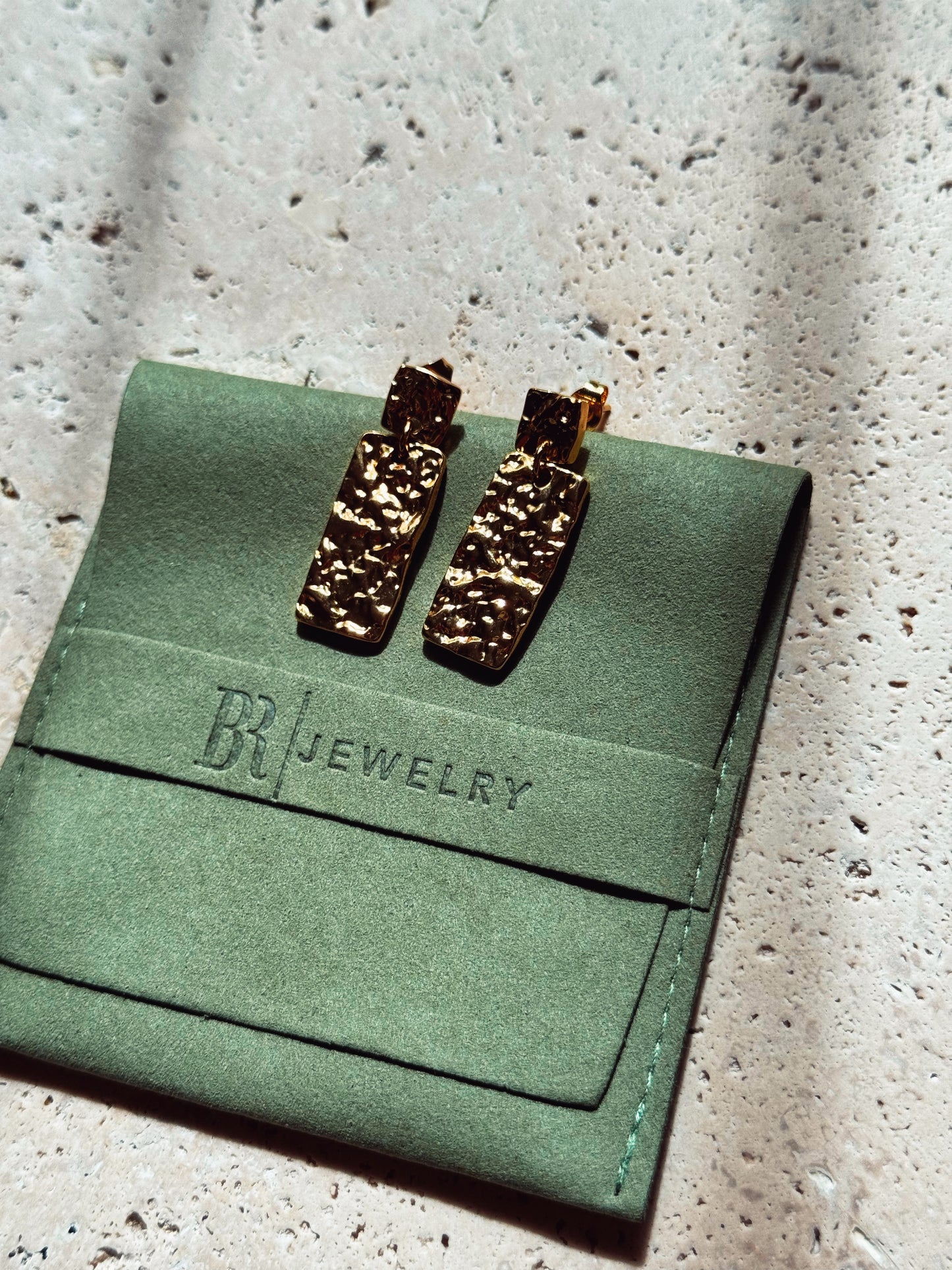 Milano Drop Earrings | Textured Statement Design