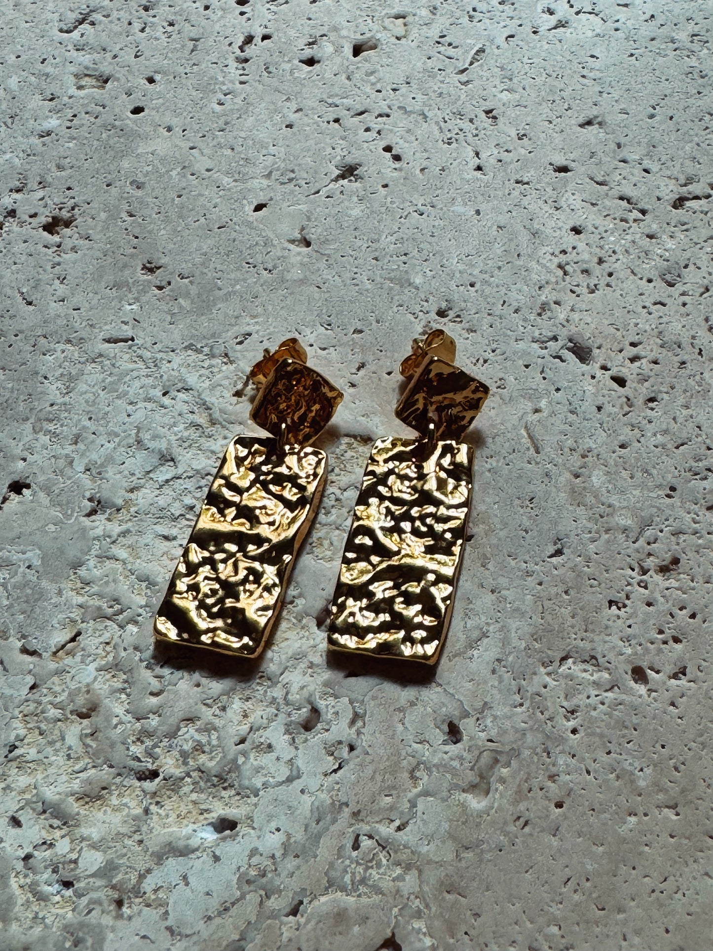 Milano Drop Earrings | Textured Statement Design