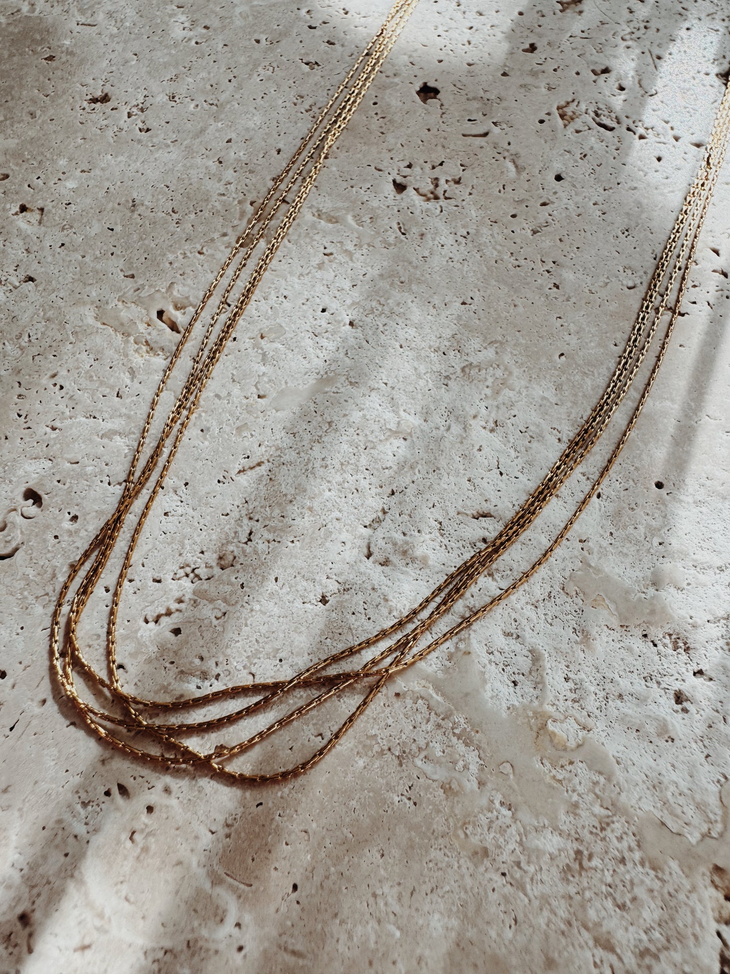 Megan Choker in Gold | Delicate Layered Elegance