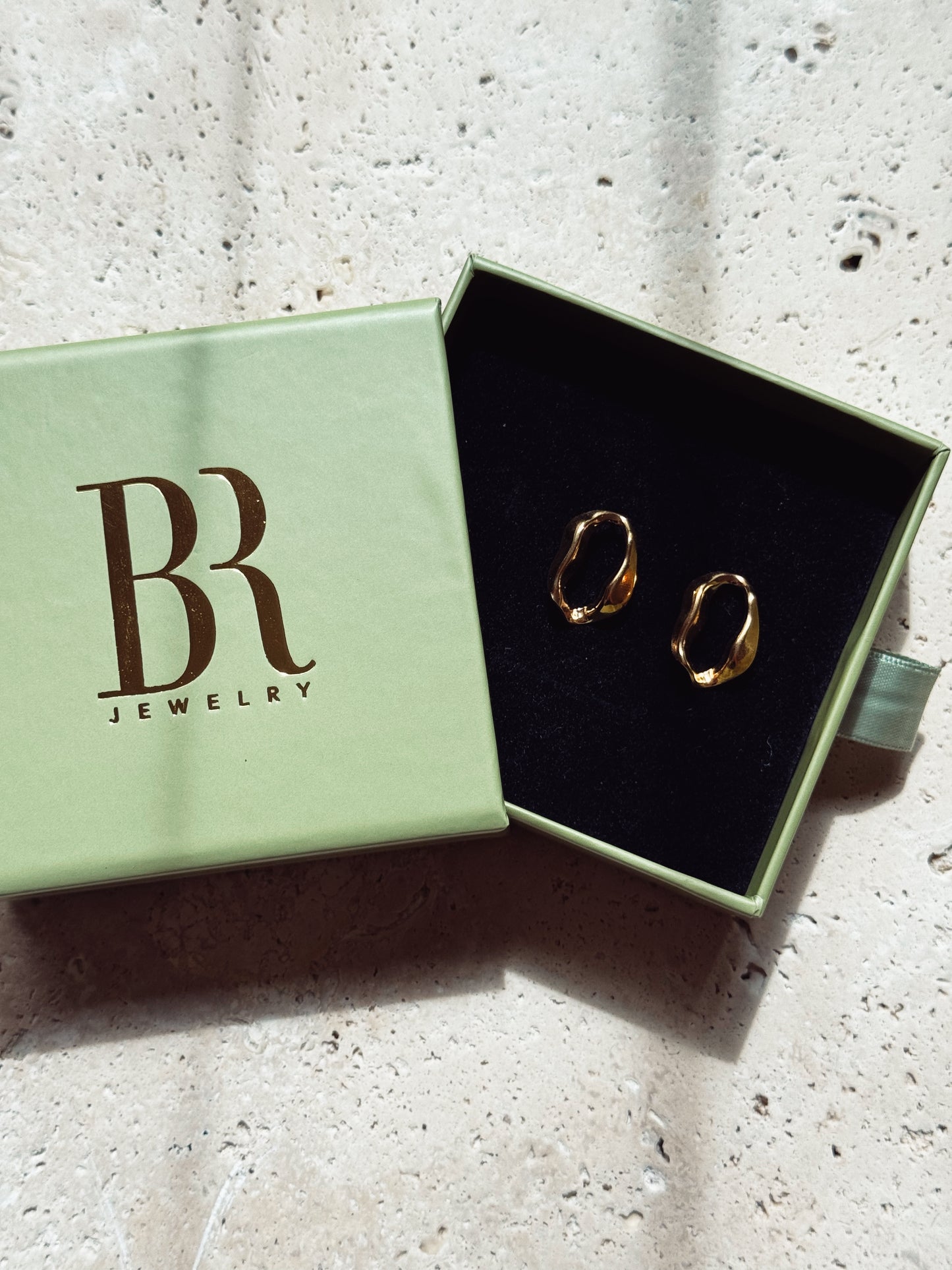 Firenze Stud Earrings | Organic Sculptural Design
