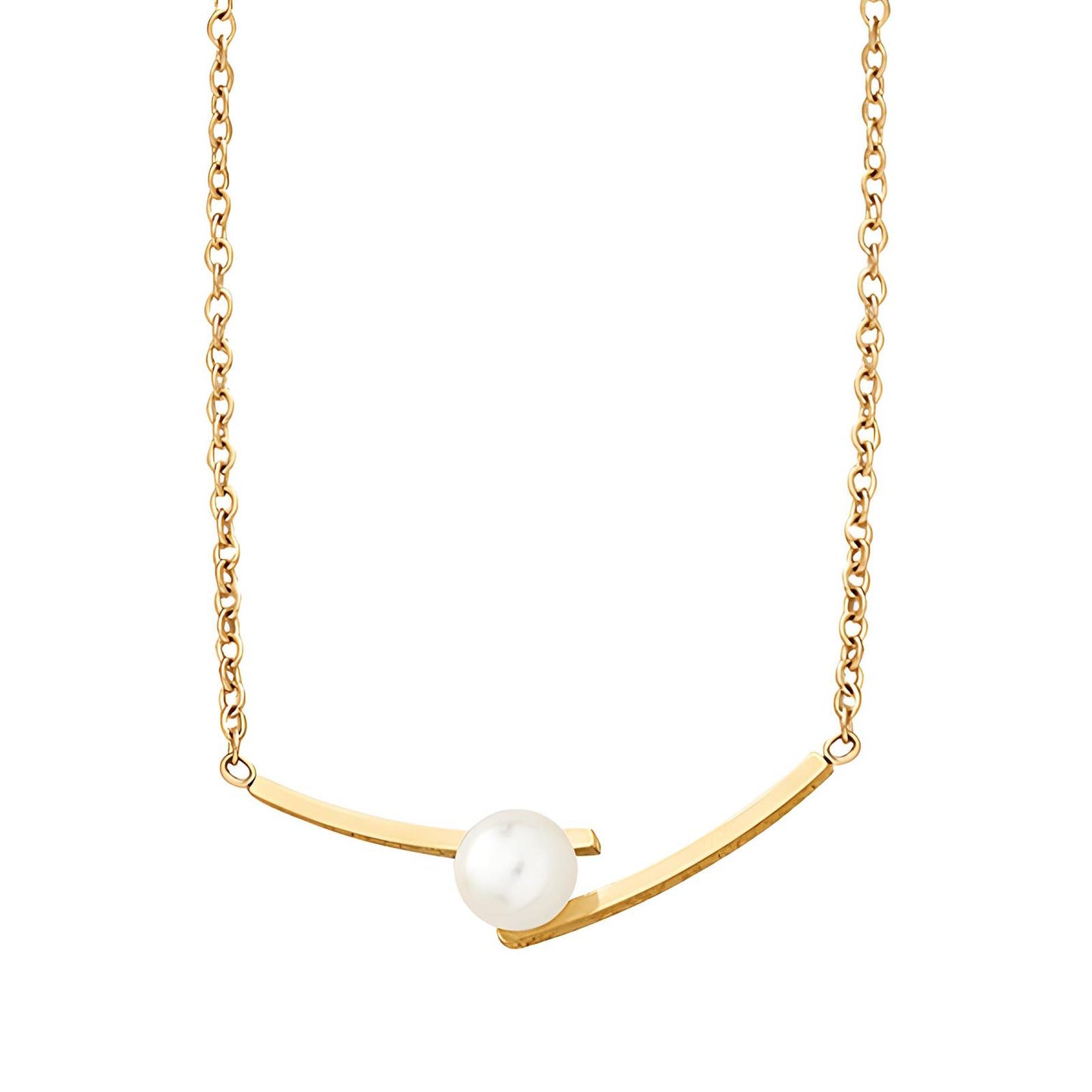 Aurora Pearl Necklace - Gold
