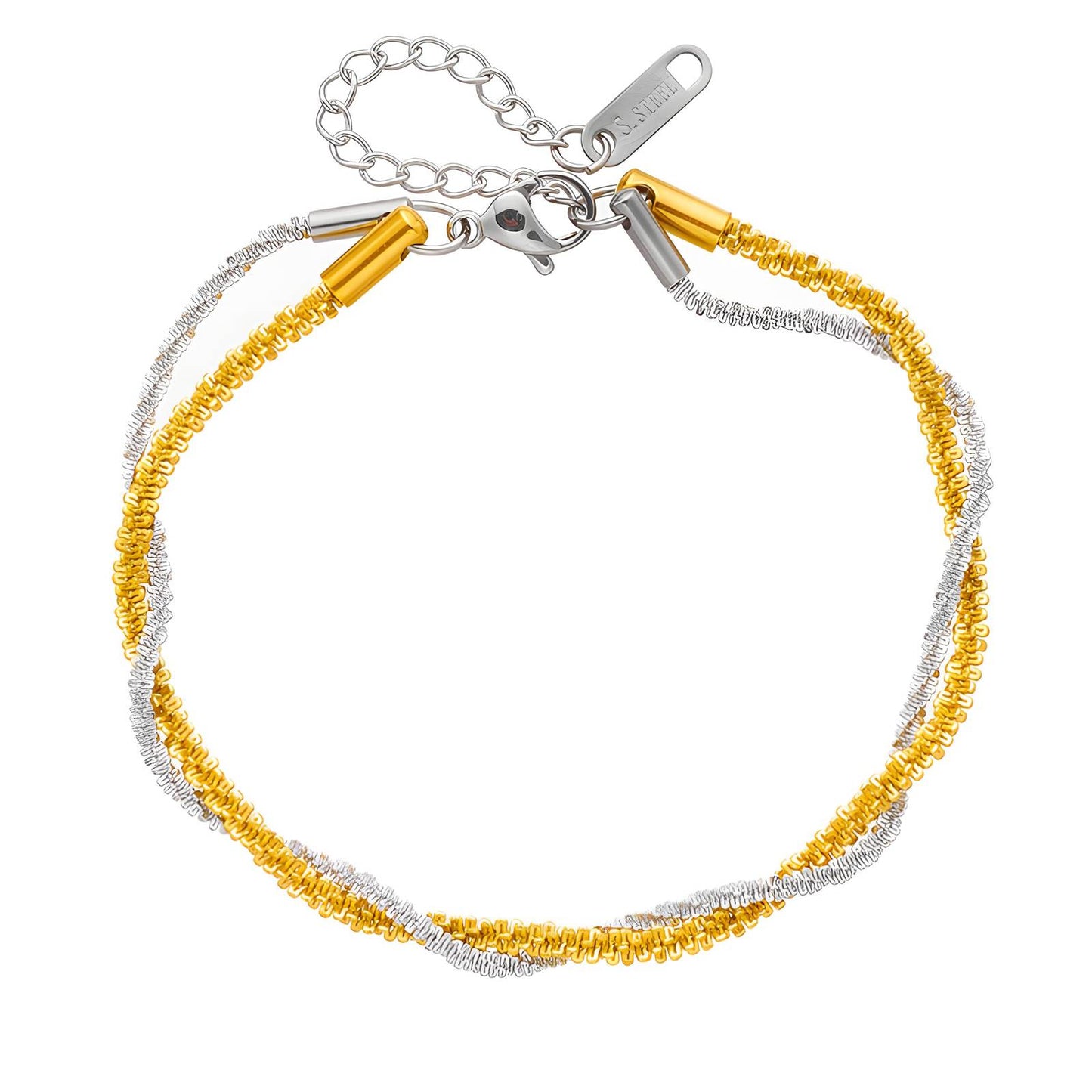 Solstice Bracelet | Dual-Tone Gold & Silver Chain