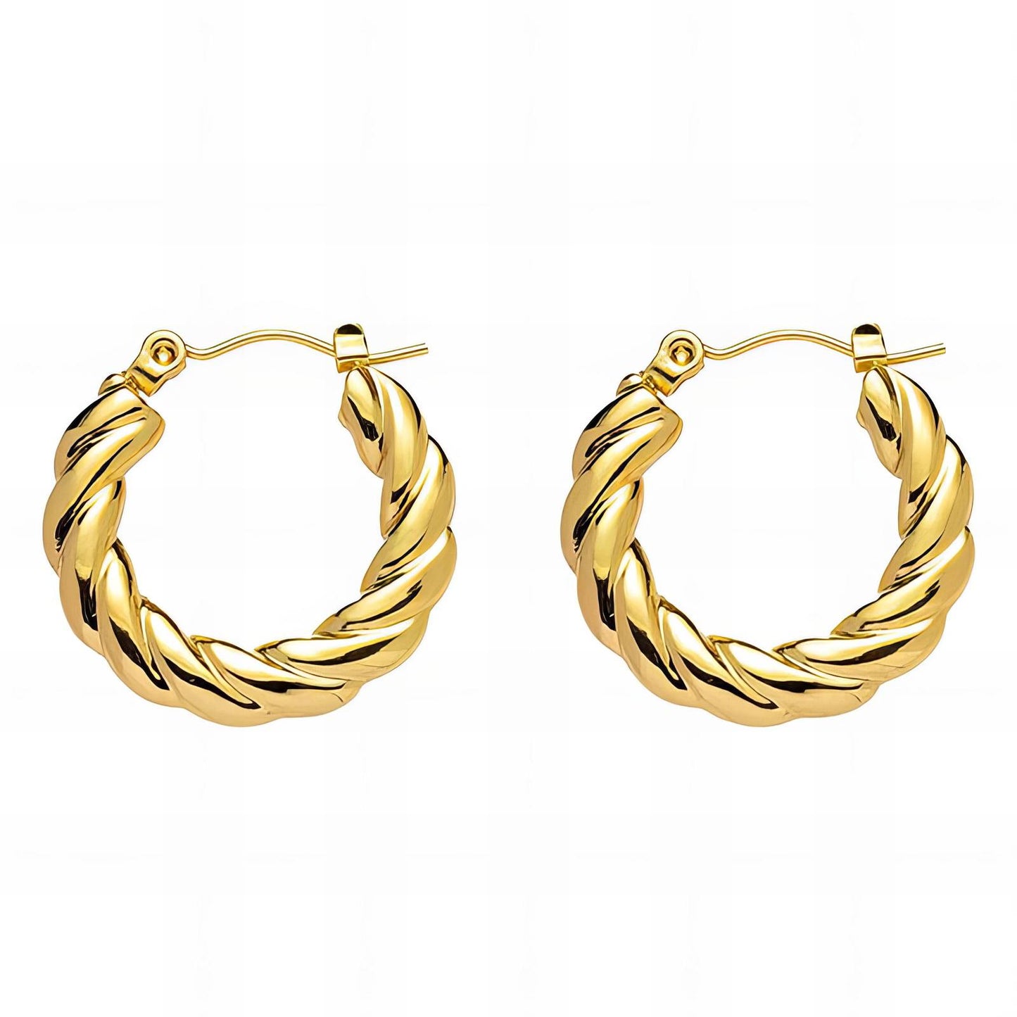 Stella Hoops | Twisted Rope Design