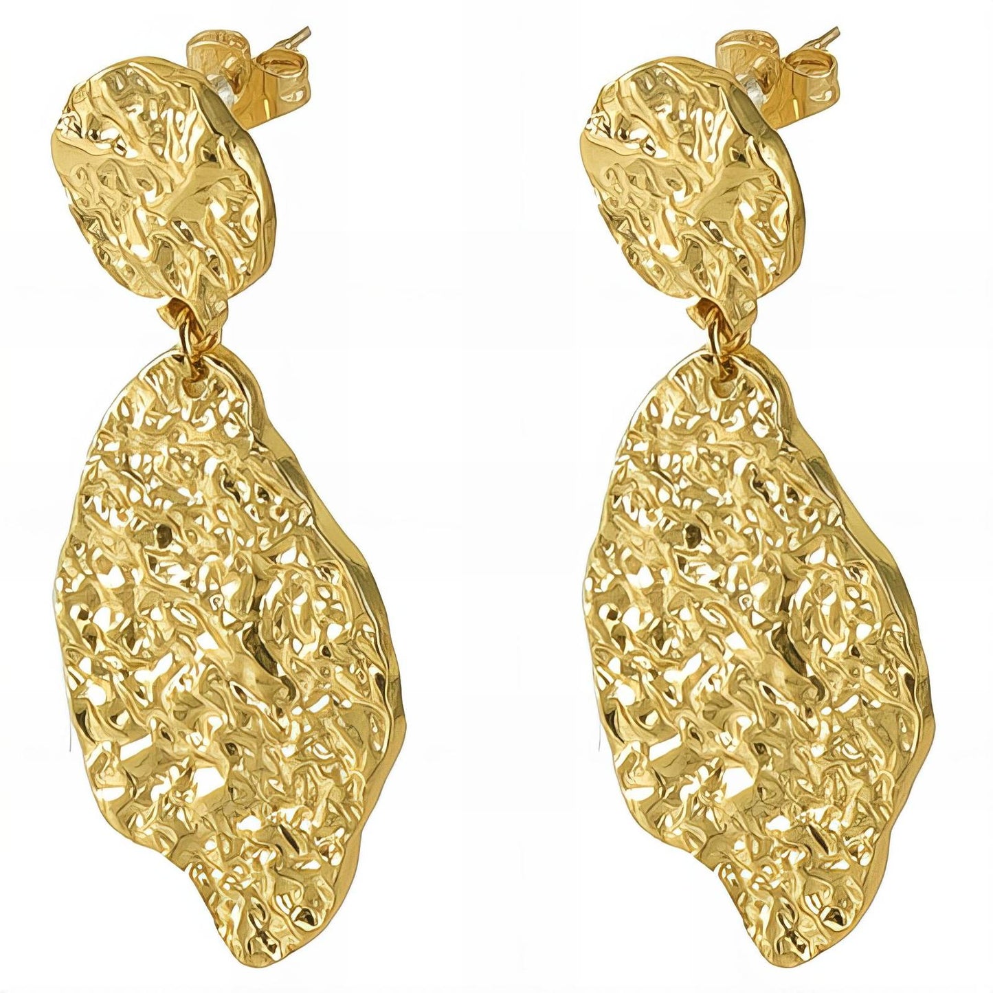 Golden Soul Earrings | Statement Design