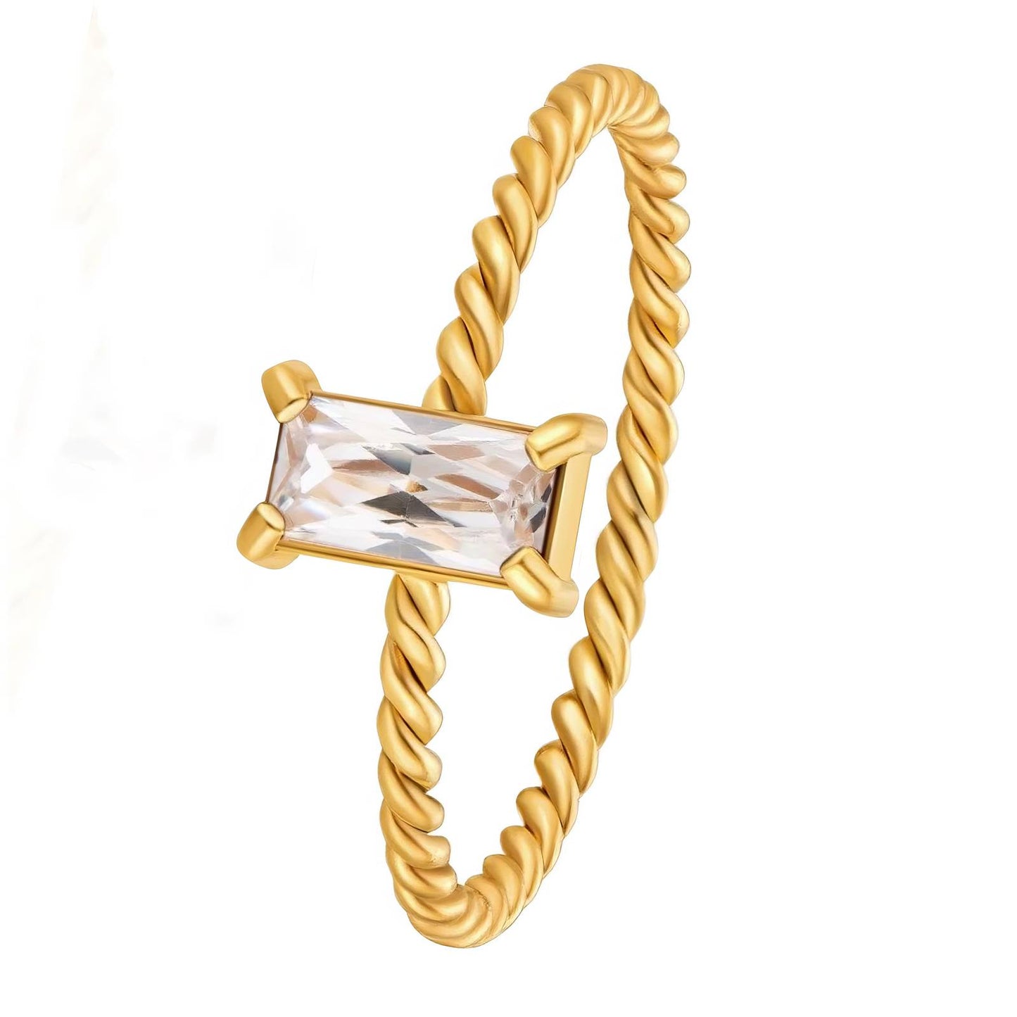 Artemis Twist Ring | Rope Band Design