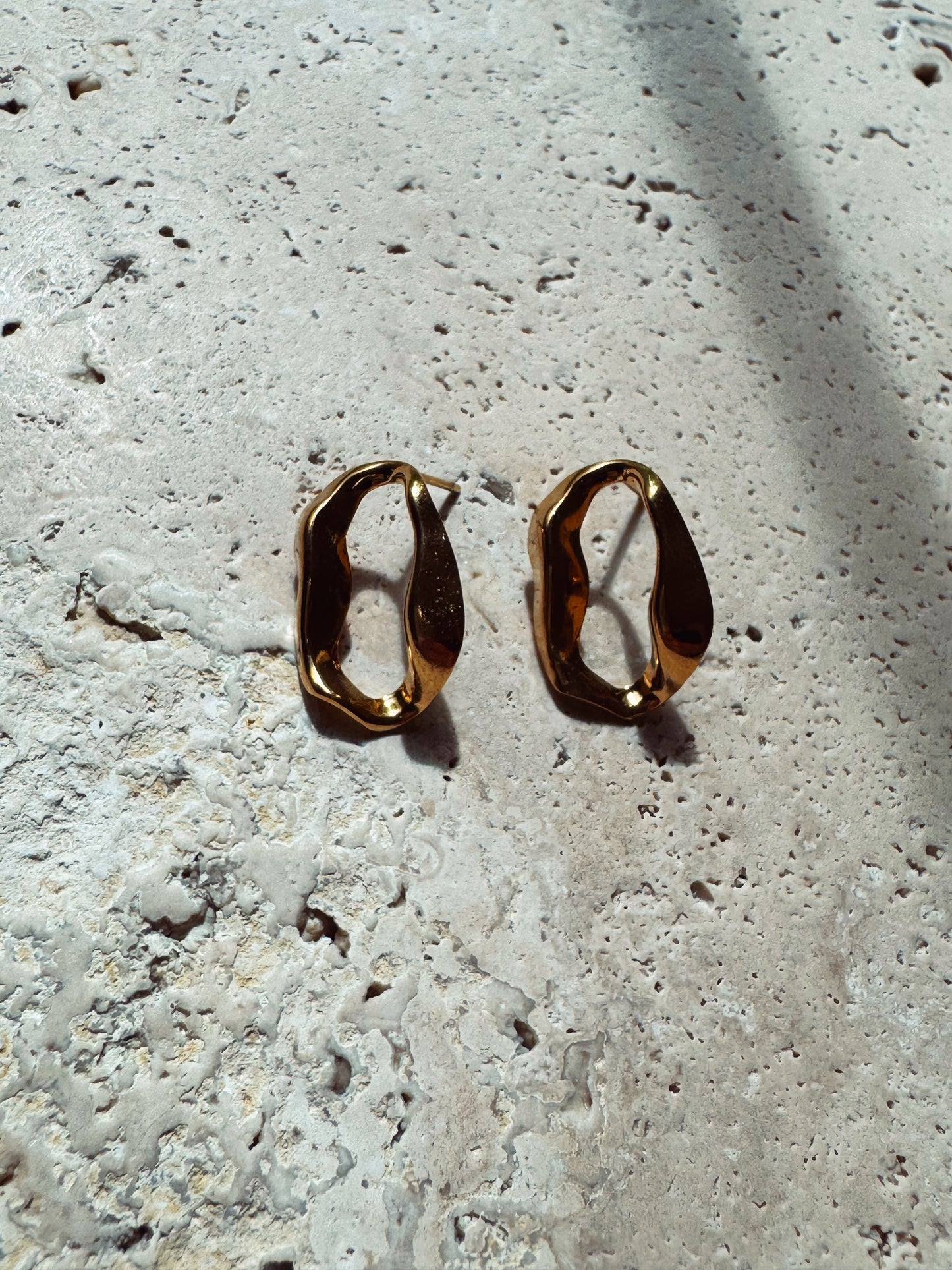 Firenze Stud Earrings | Organic Sculptural Design