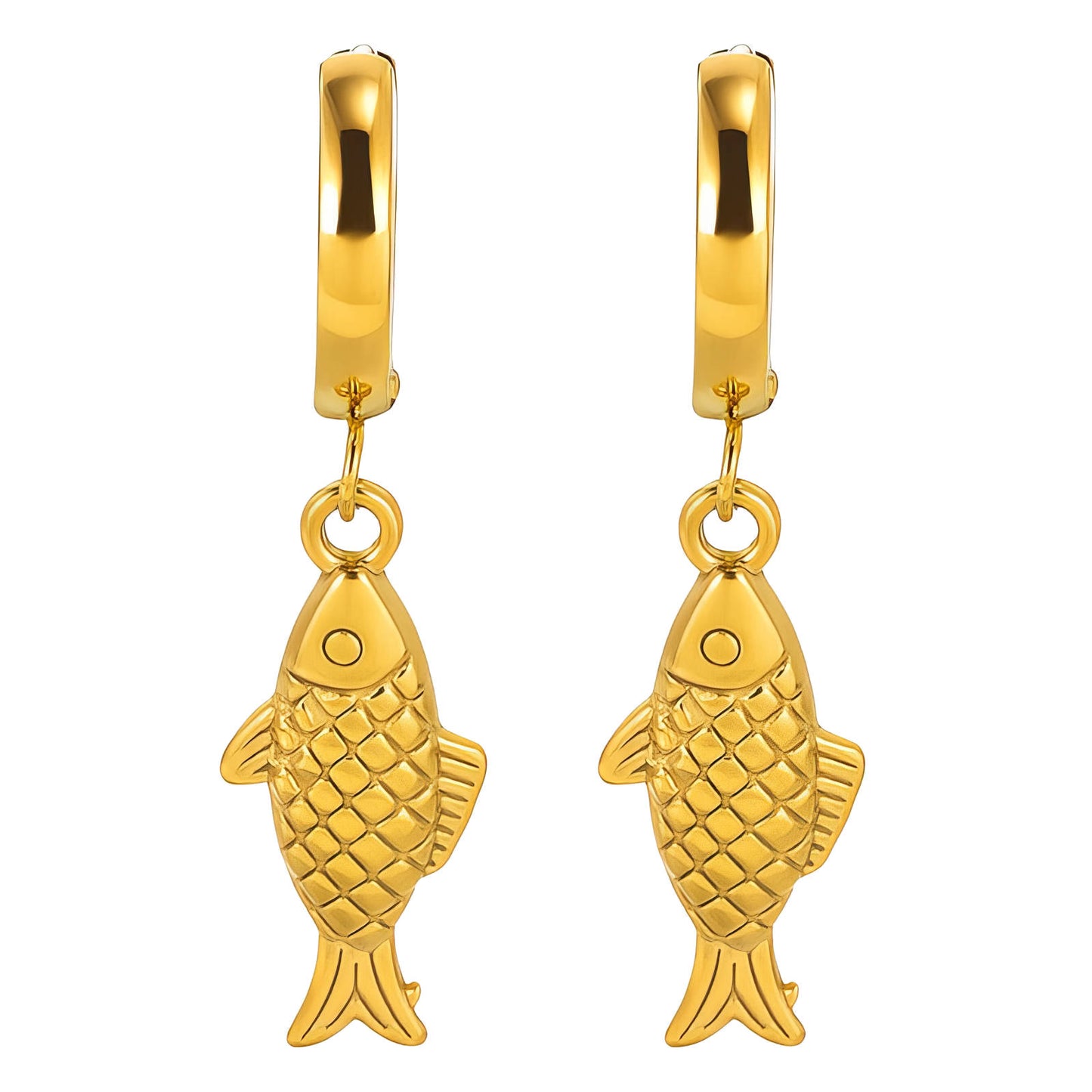 Lucky Fish Hoops