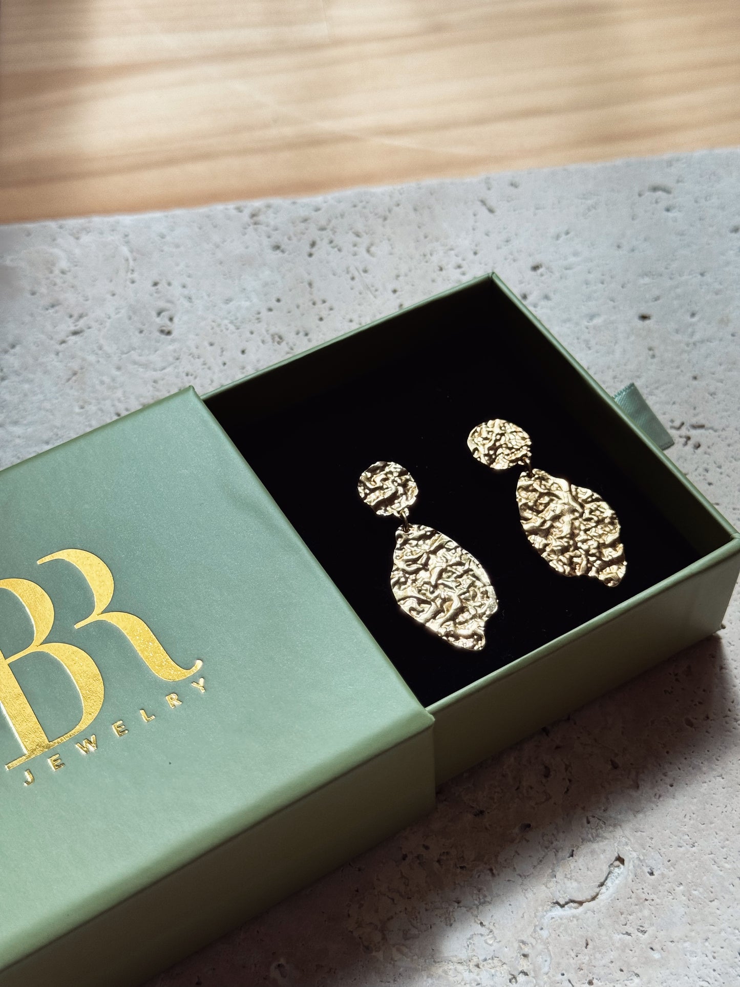 Golden Soul Earrings | Statement Design