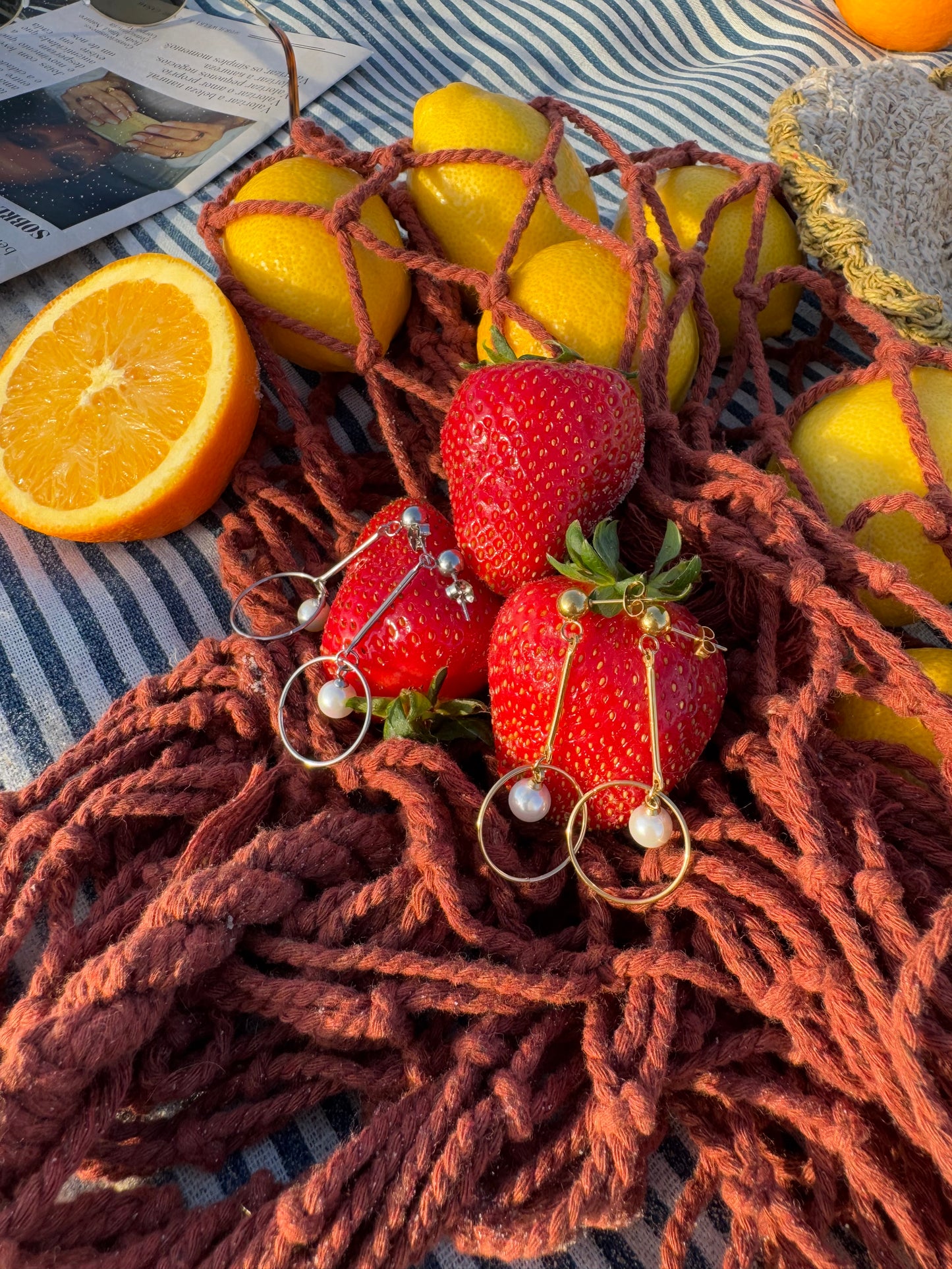 Gabrielle Earrings - Gold