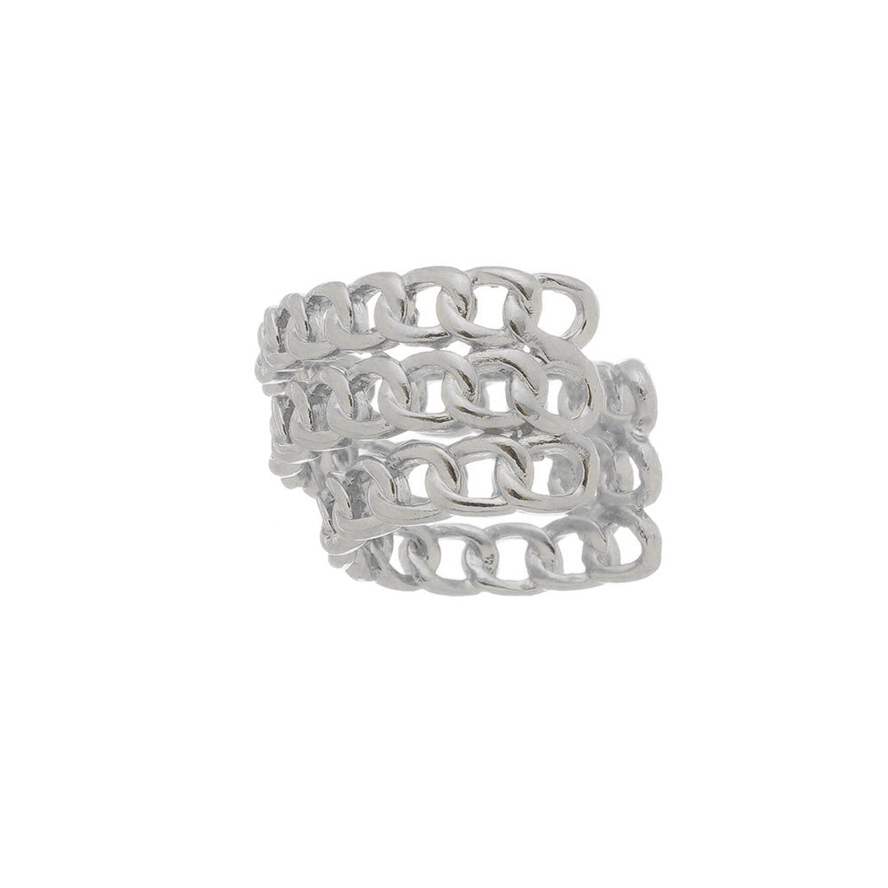 Triple Trouble Fake Piercing - Silver
