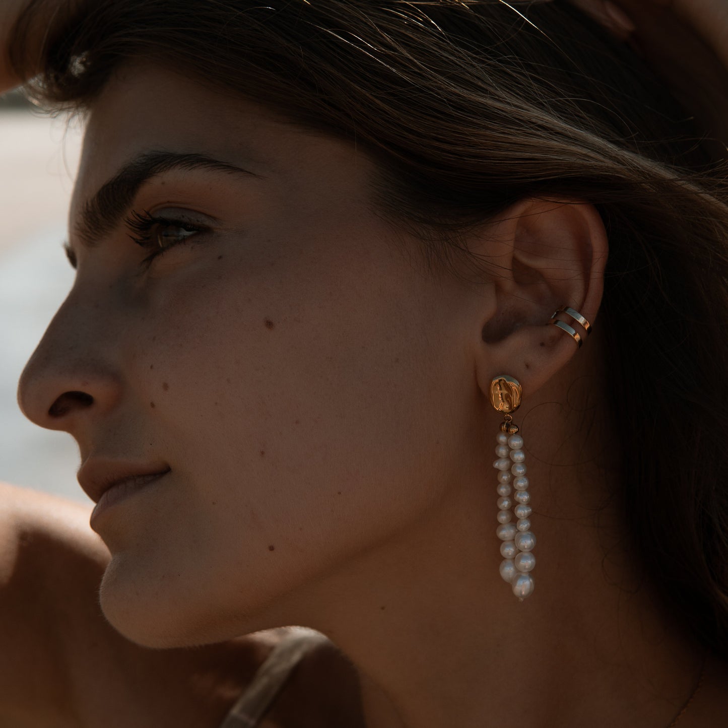 Double Glam Fake Piercing - Gold