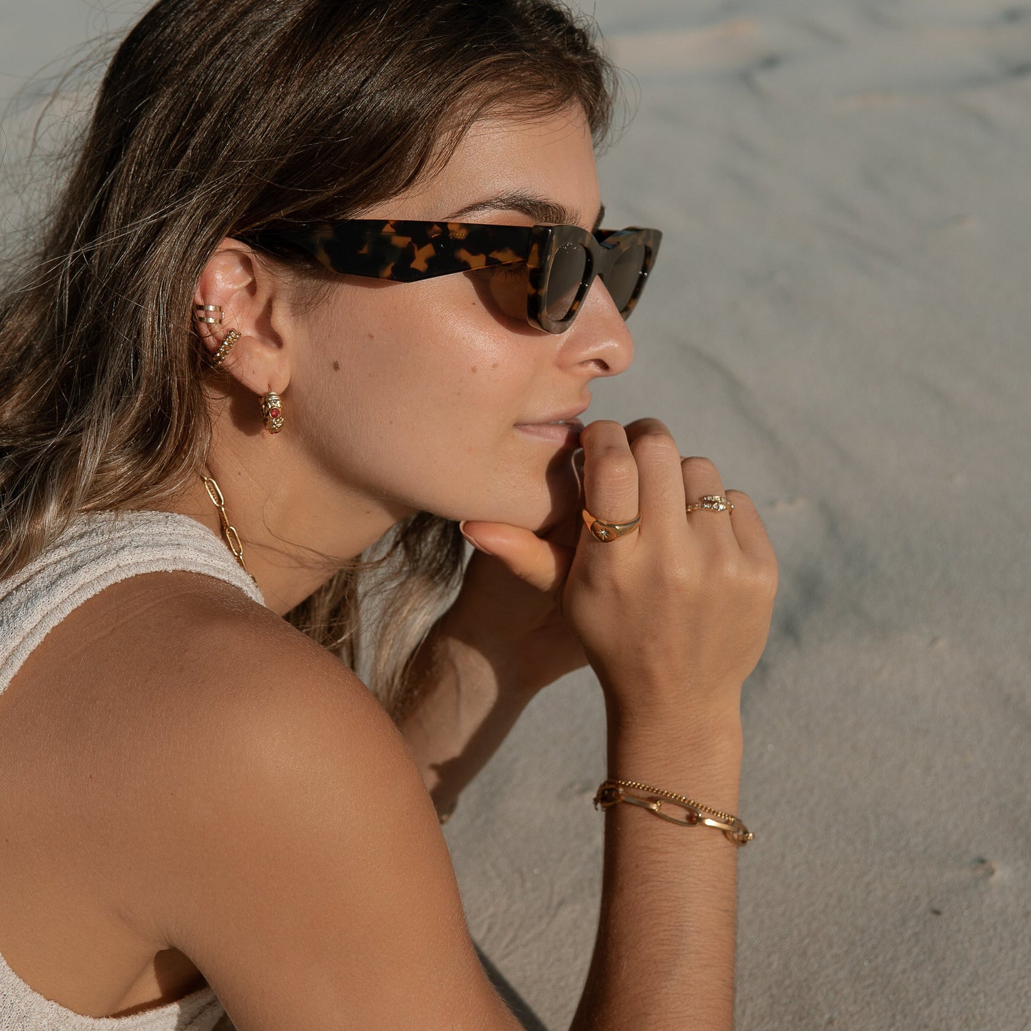 Love All the Way Ring - Gold