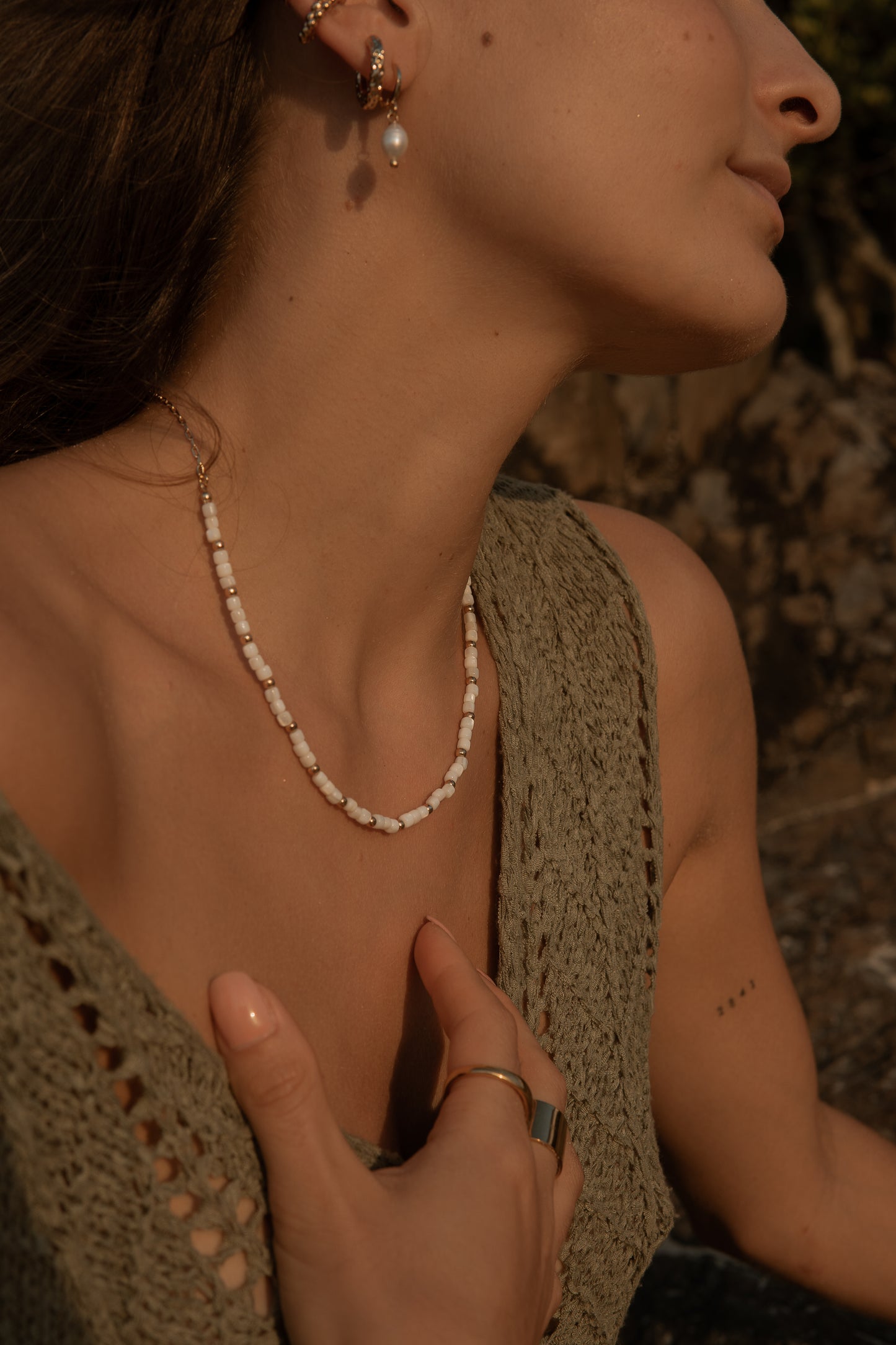 Santorini Choker - Gold