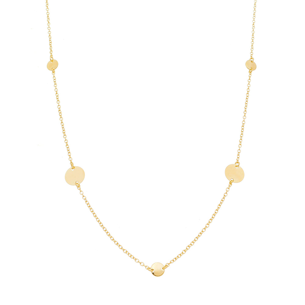 Long Golden Flat Medals - Gold