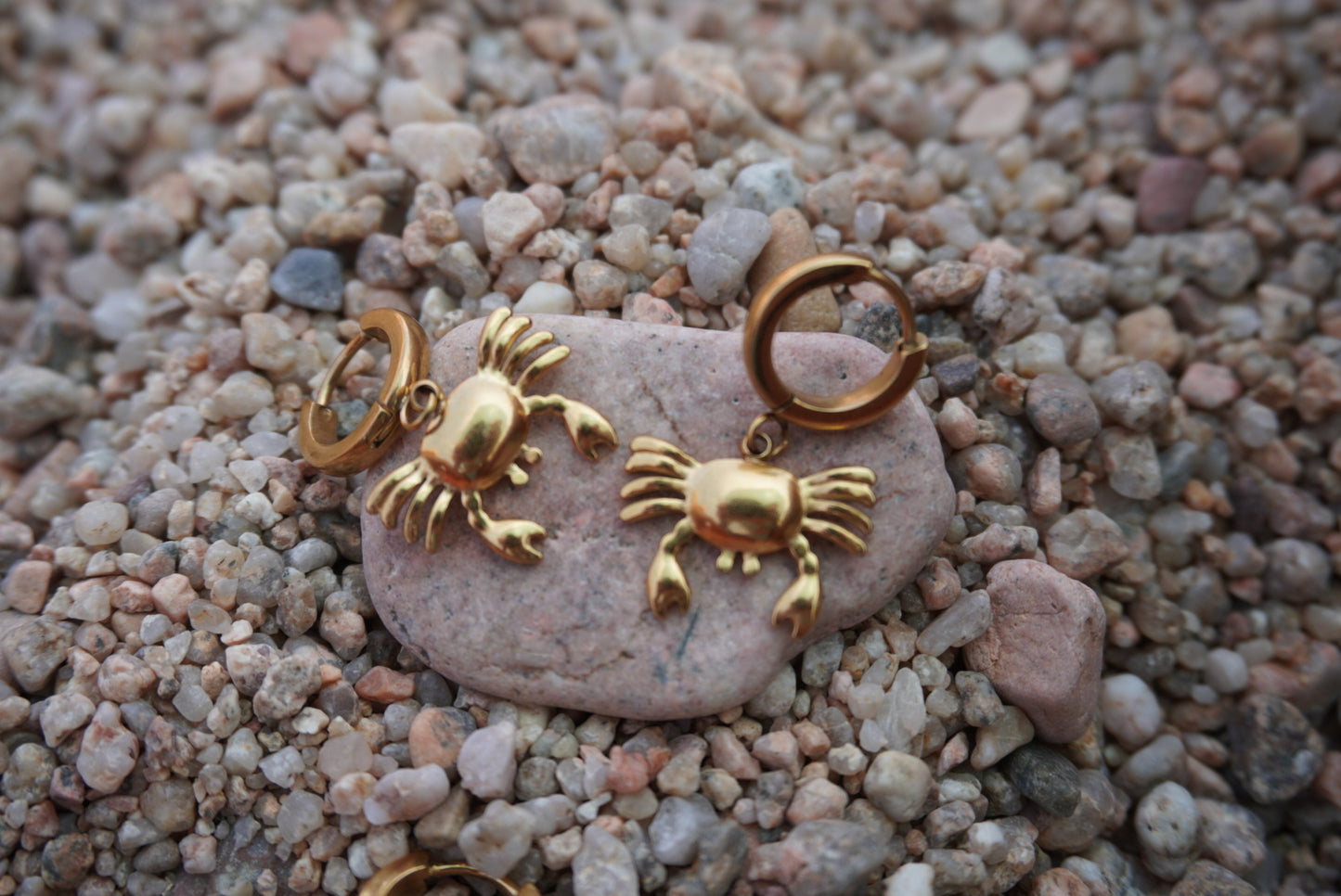 Caletta Hoops Earrings | 18K Gold Plated Steel