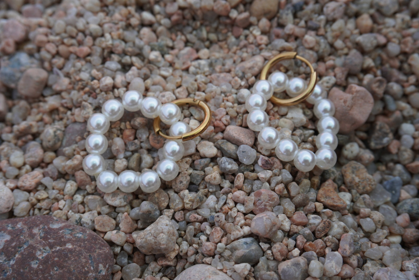 Isla Hoops | 18K Gold Plated Steel