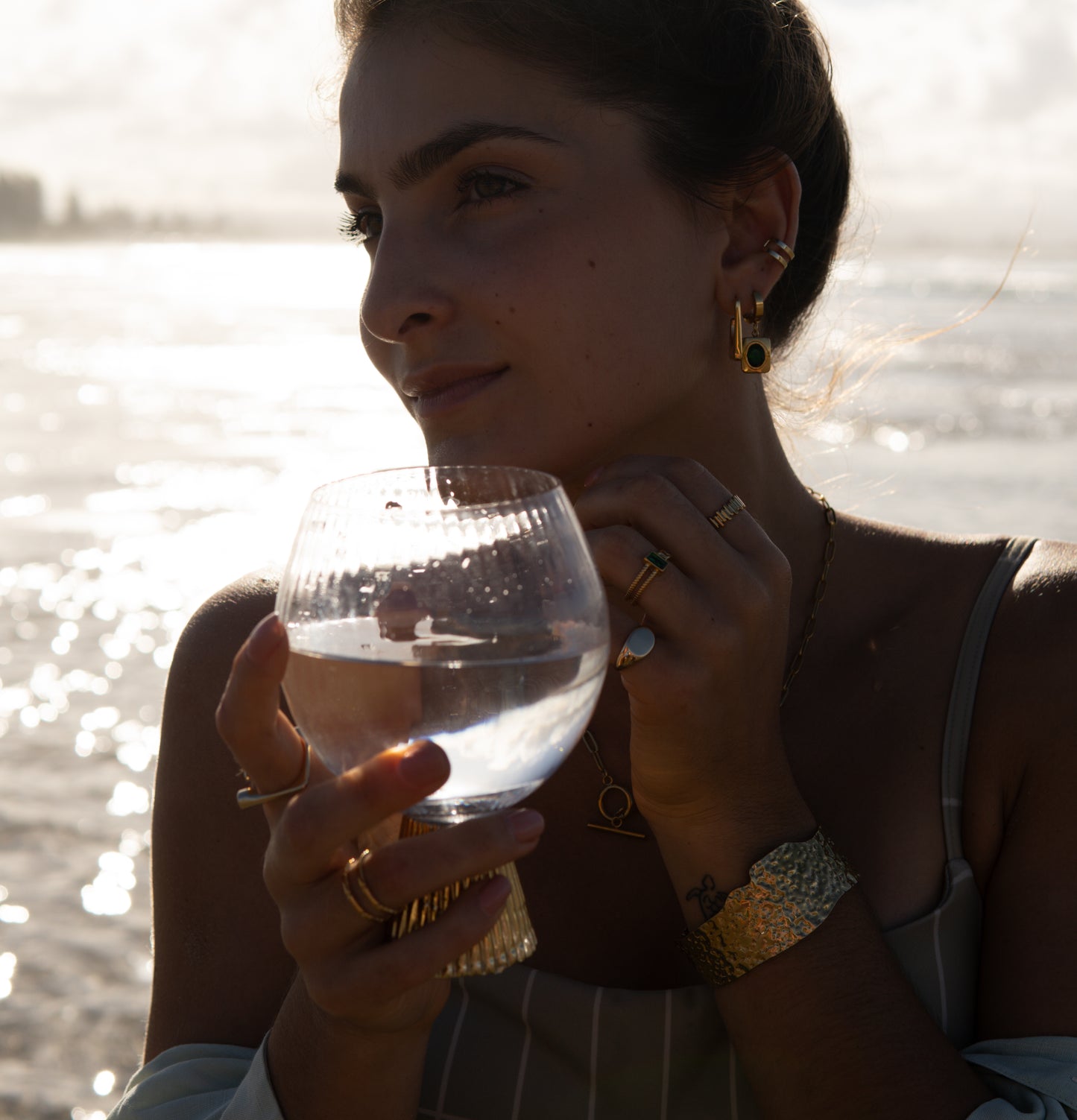 Coastal Glow Necklace - Gold