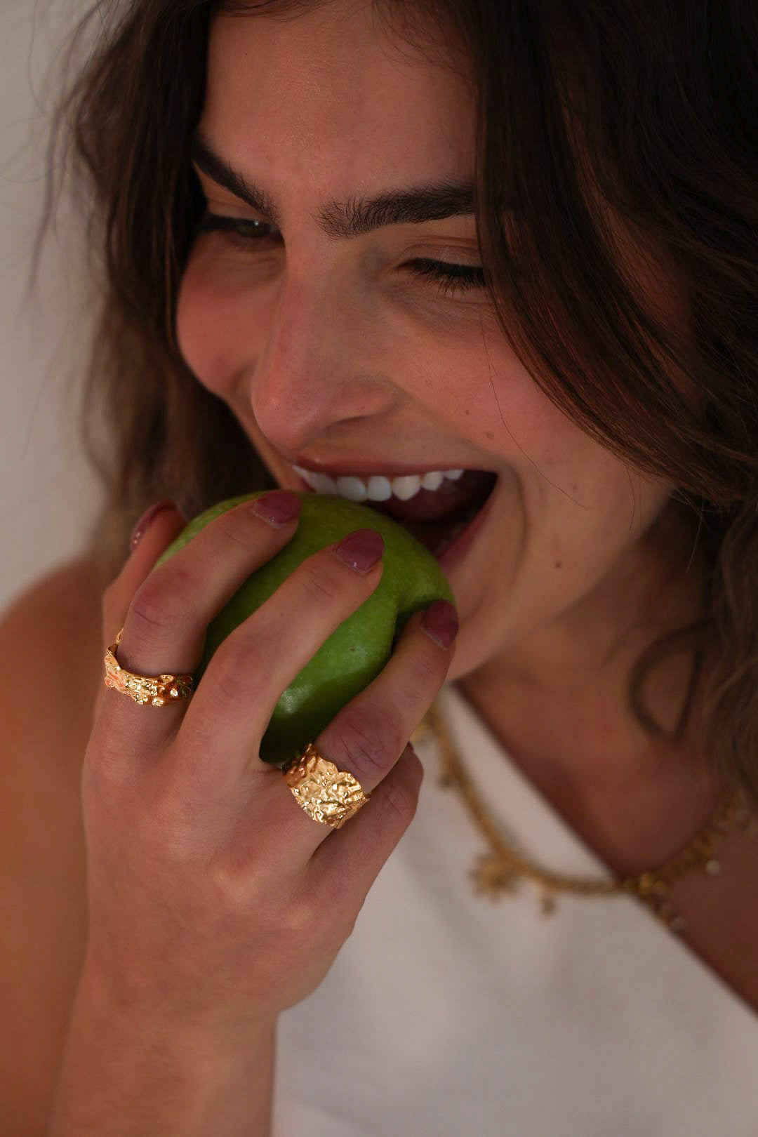 Sienna Ring | 18K Gold Plated Steel