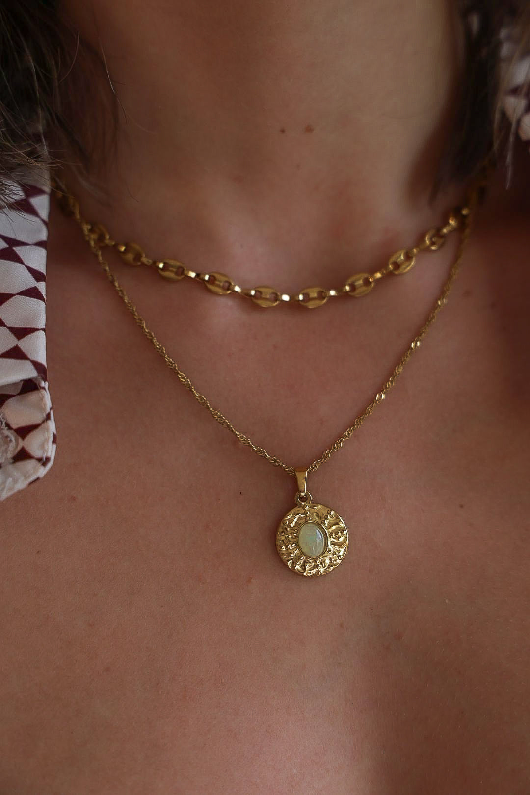 Capri Medallion Necklace
