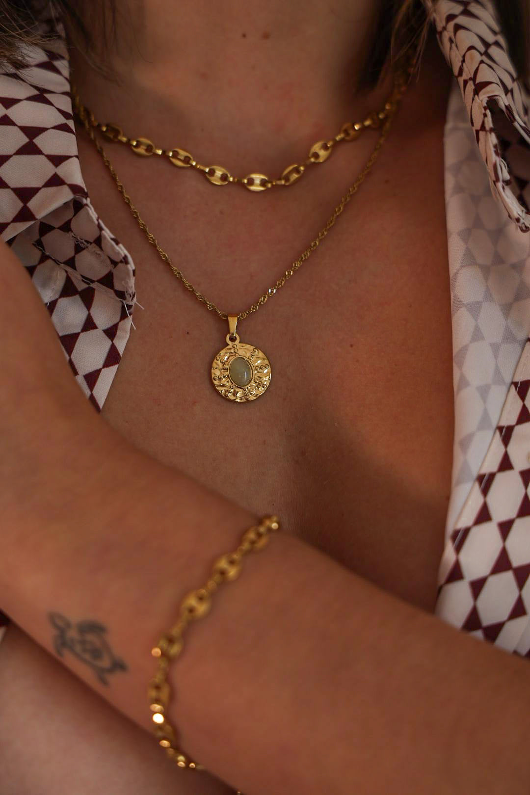 Capri Medallion Necklace