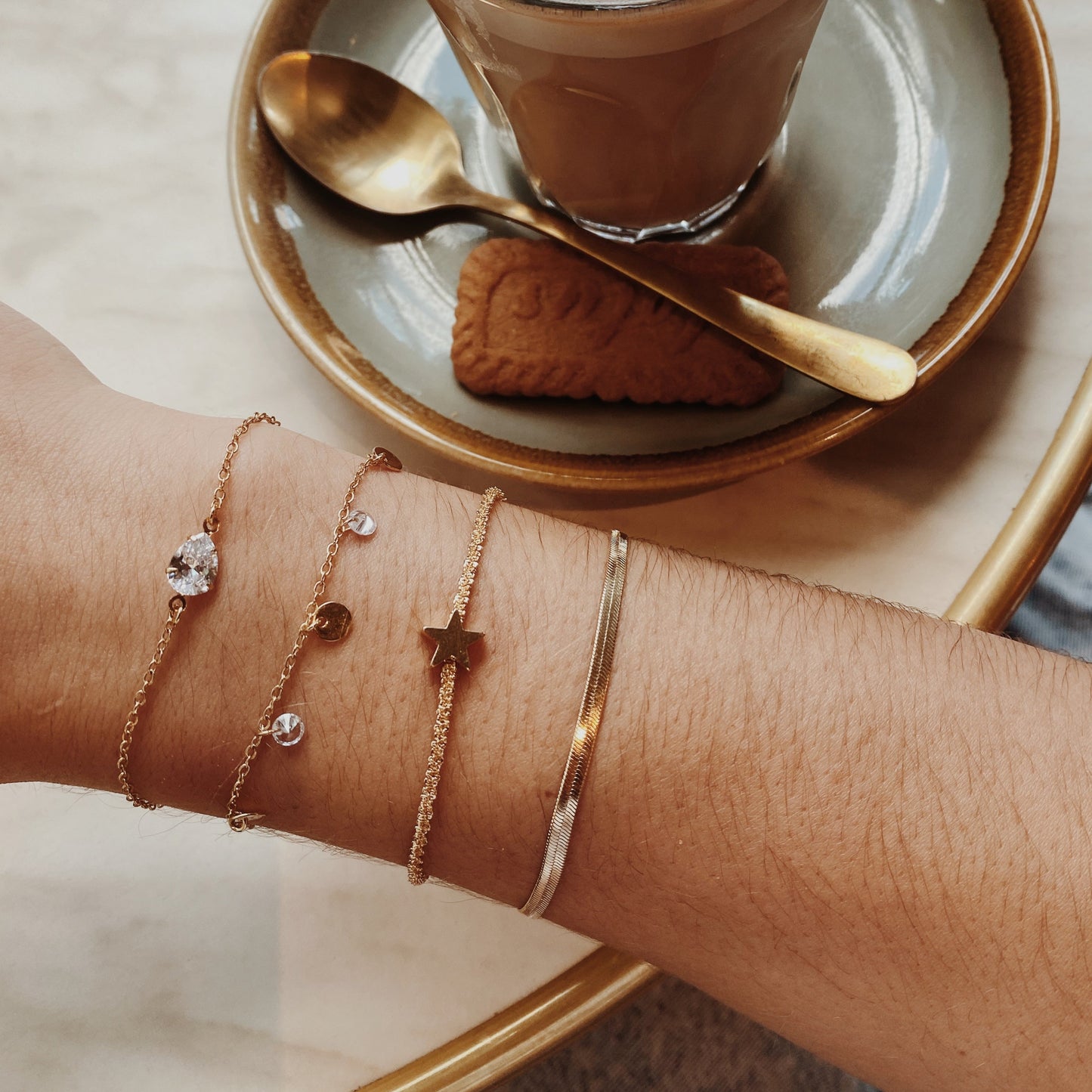Be Mine Bracelet in Gold | Minimalist Elegance