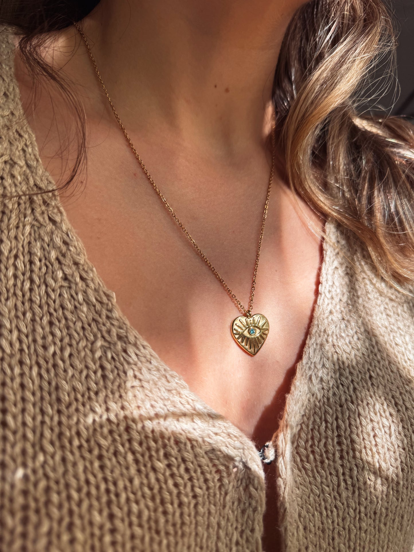 Mystic Love Necklace- Gold