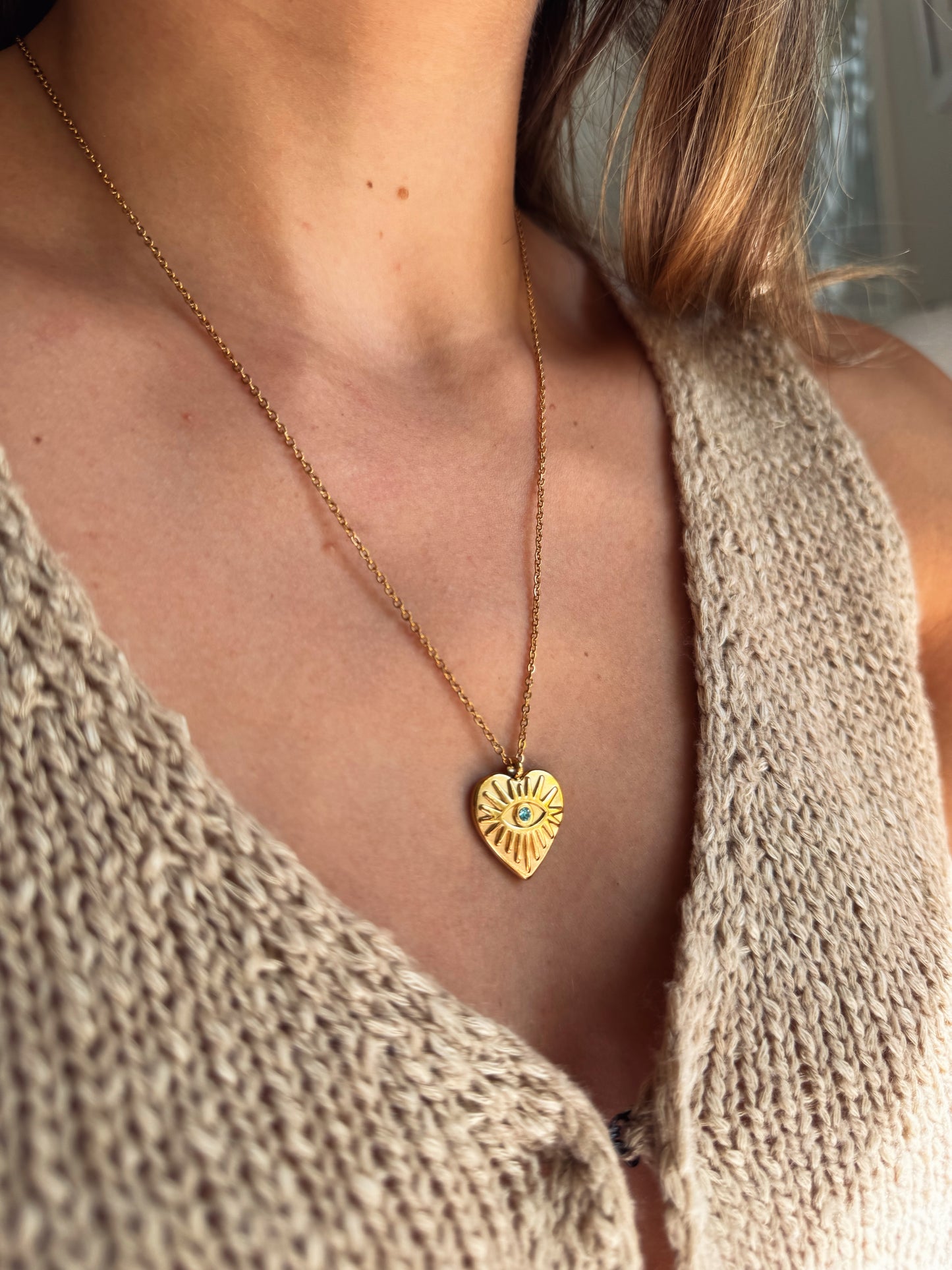Mystic Love Necklace- Gold