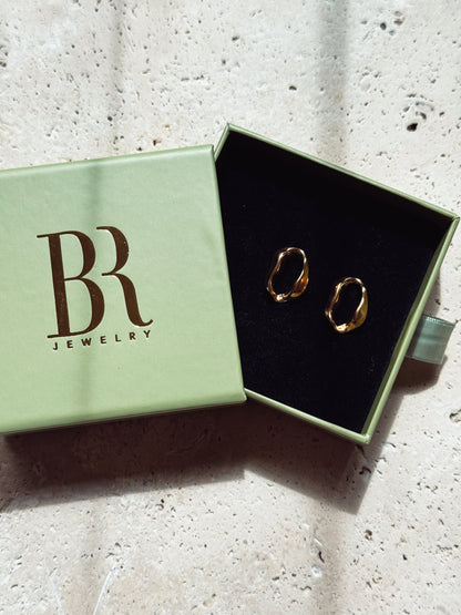 Firenze Stud Earrings | Organic Sculptural Design