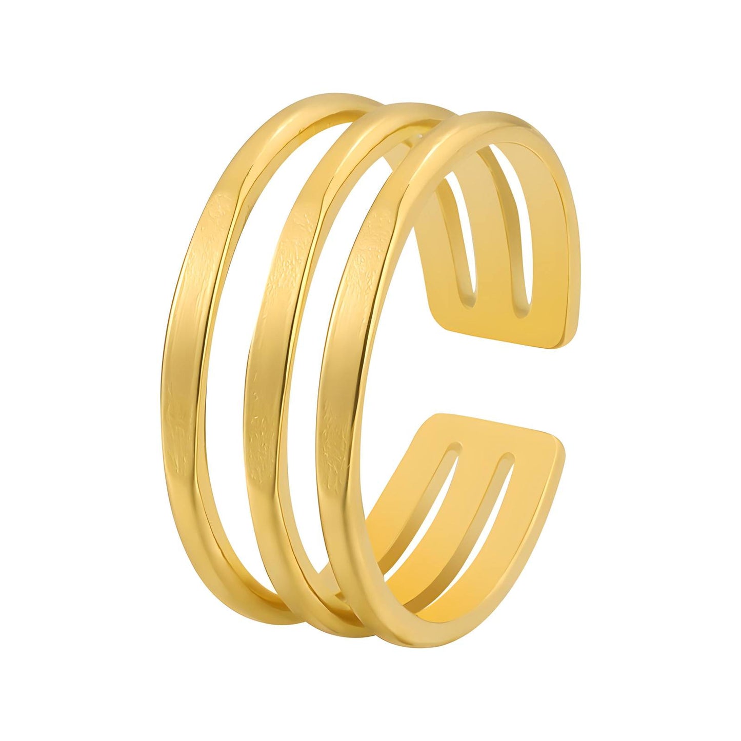 Talia Ring – Waterproof Triple Band Adjustable Ring