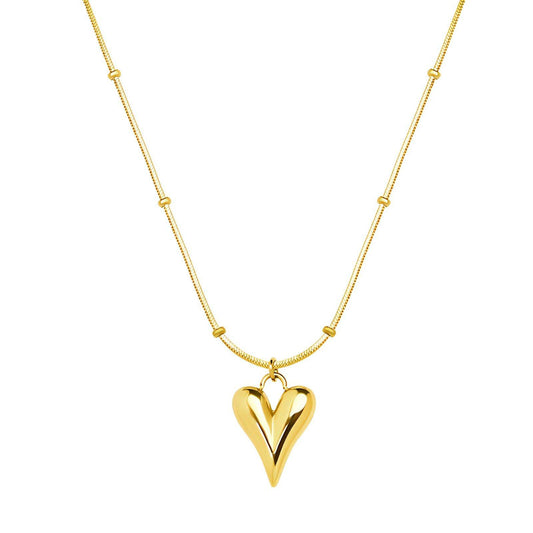 Give Me Luv Necklace - Gold