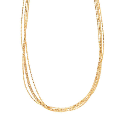 Megan Choker in Gold | Delicate Layered Elegance