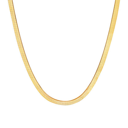 Lora Snake Chain Necklace - Gold