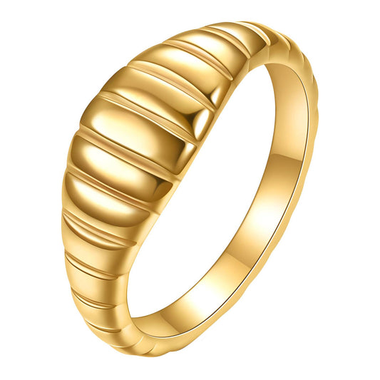 Golden Pastry Ring