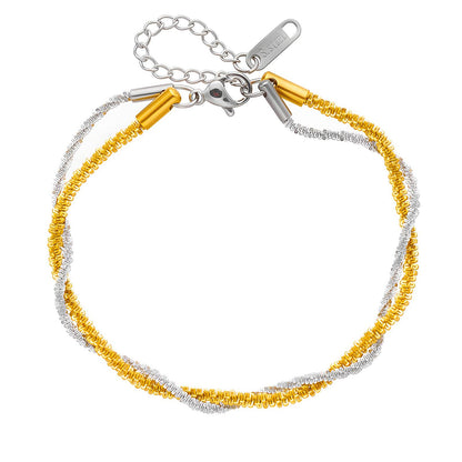 Solstice Bracelet | Dual-Tone Gold & Silver Chain