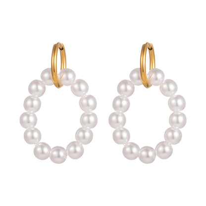 Isla Hoops |  18K Gold Plated Steel