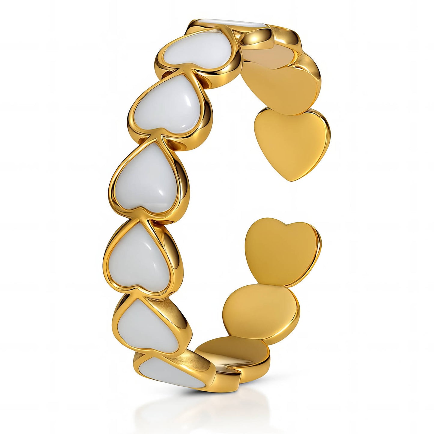 Love Story Ring – Waterproof Adjustable Heart Ring