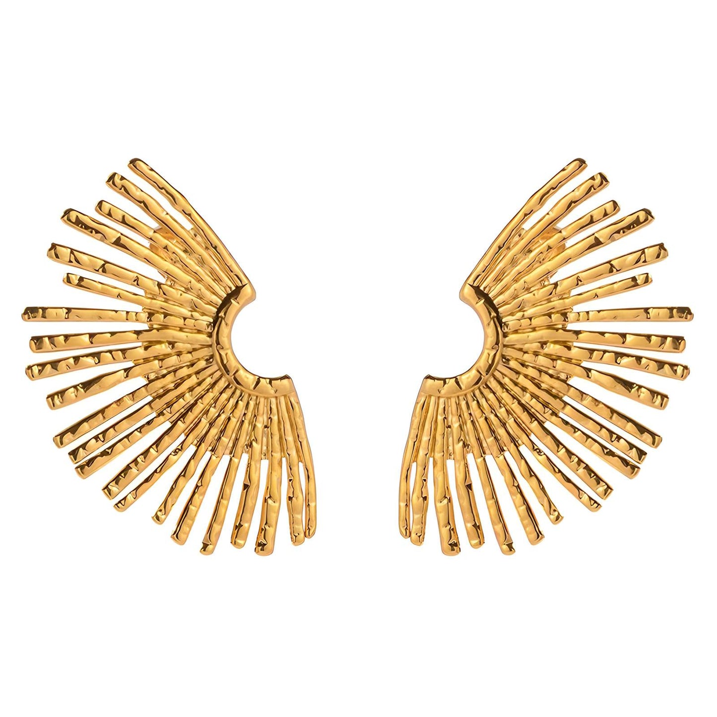 Golden Flakes Earrings