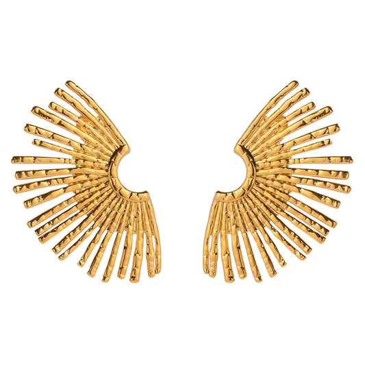 Golden Flakes Earrings