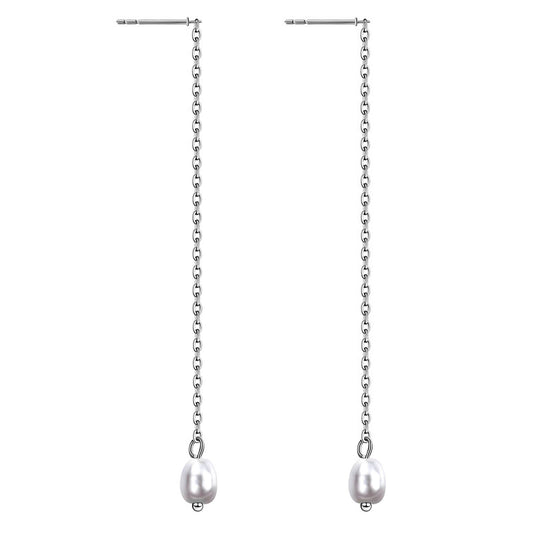 Coconut Drop Earring  - Silver