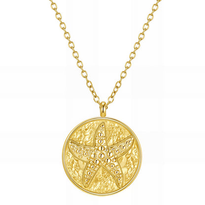 Amalfi Seashell Medallion Necklace