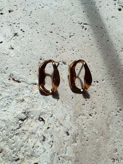 Firenze Stud Earrings | Organic Sculptural Design