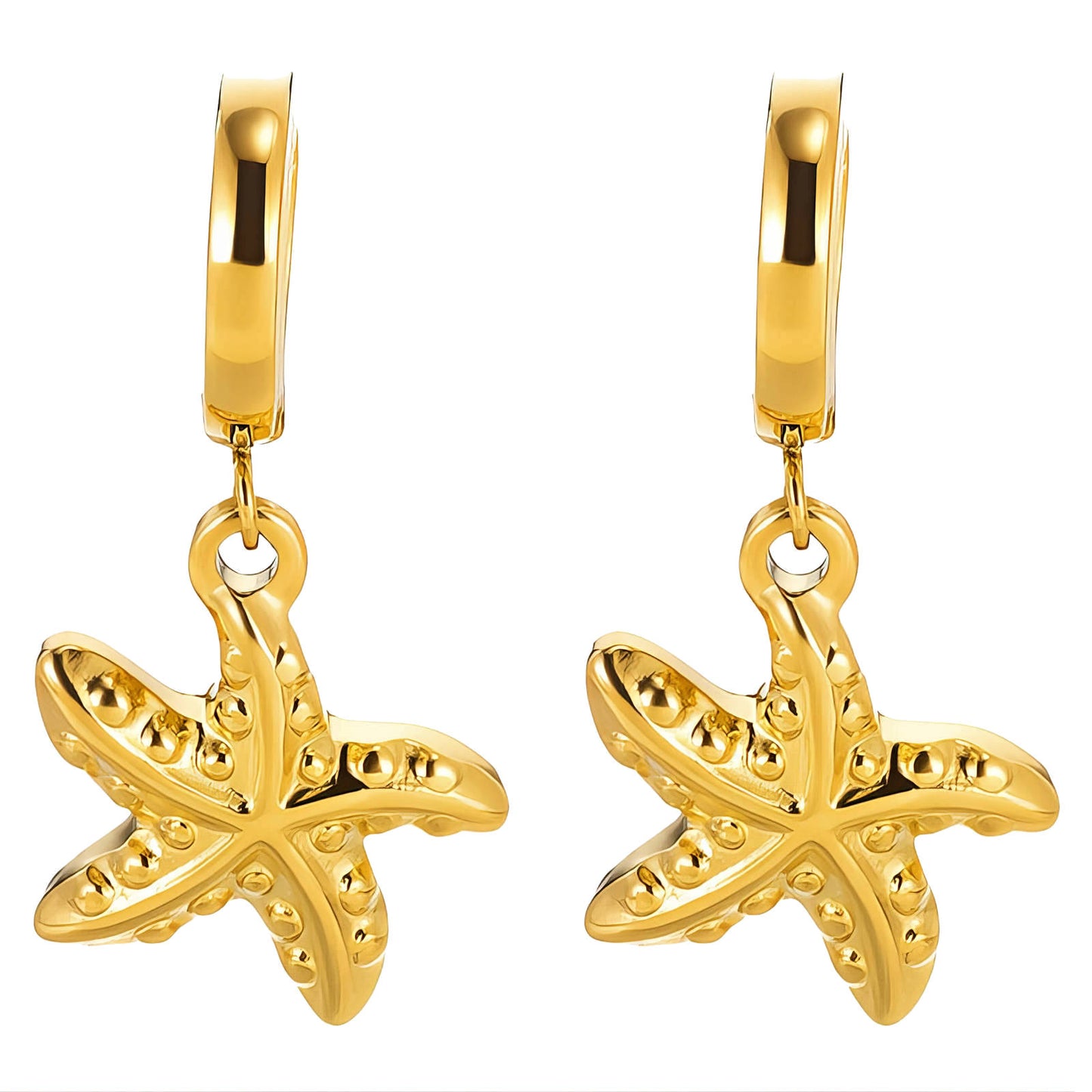 Sabrina Starfish Hoop Earrings