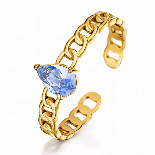 Acqua Blue Ring