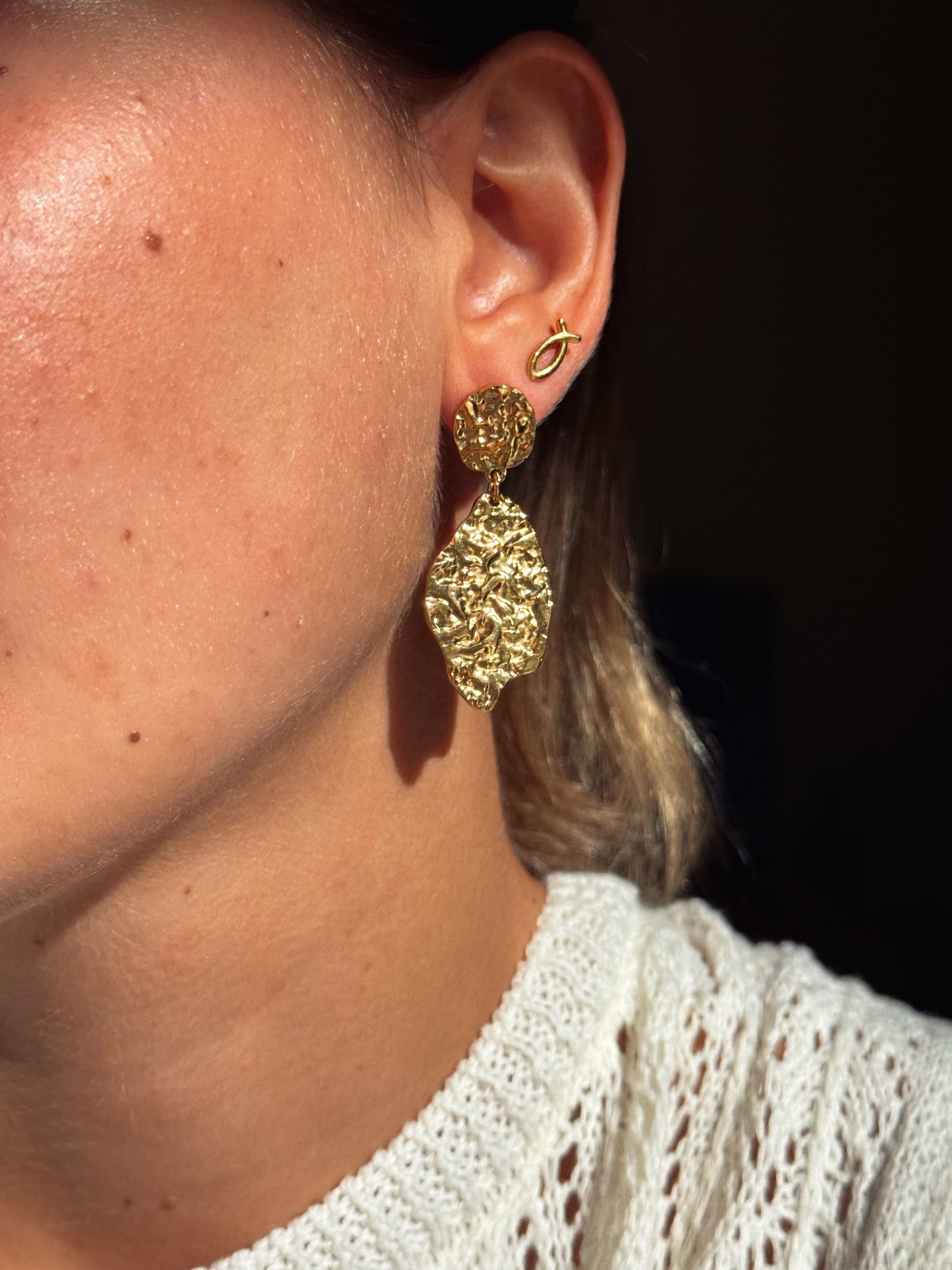 Golden Soul Earrings | Statement Design