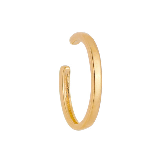 Fake Piercing Oval Slim - Dourado