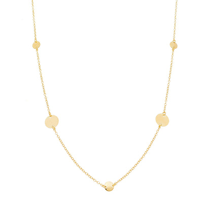 Long Golden Flat Medals - Gold
