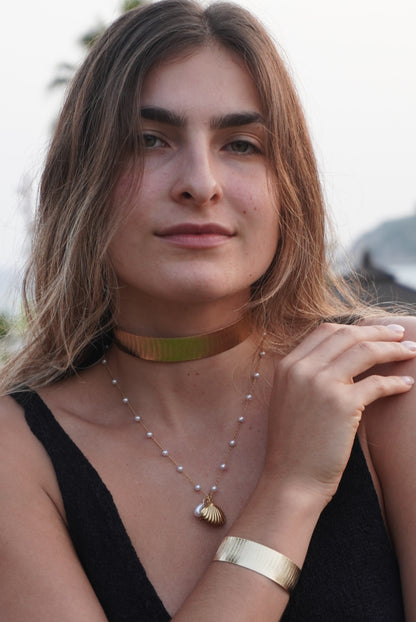Lorena Necklace | 18K Gold Plated Steel