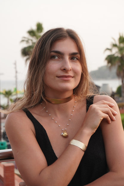 Lorena Necklace | 18K Gold Plated Steel